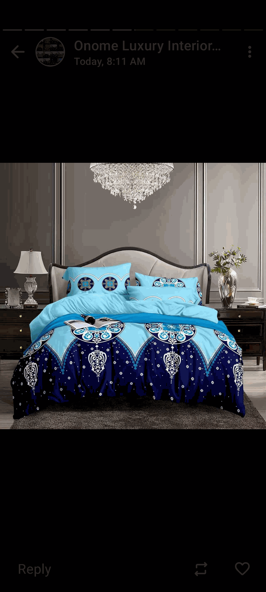 Bedroom soft furnishings by Onome Luxury Interiors