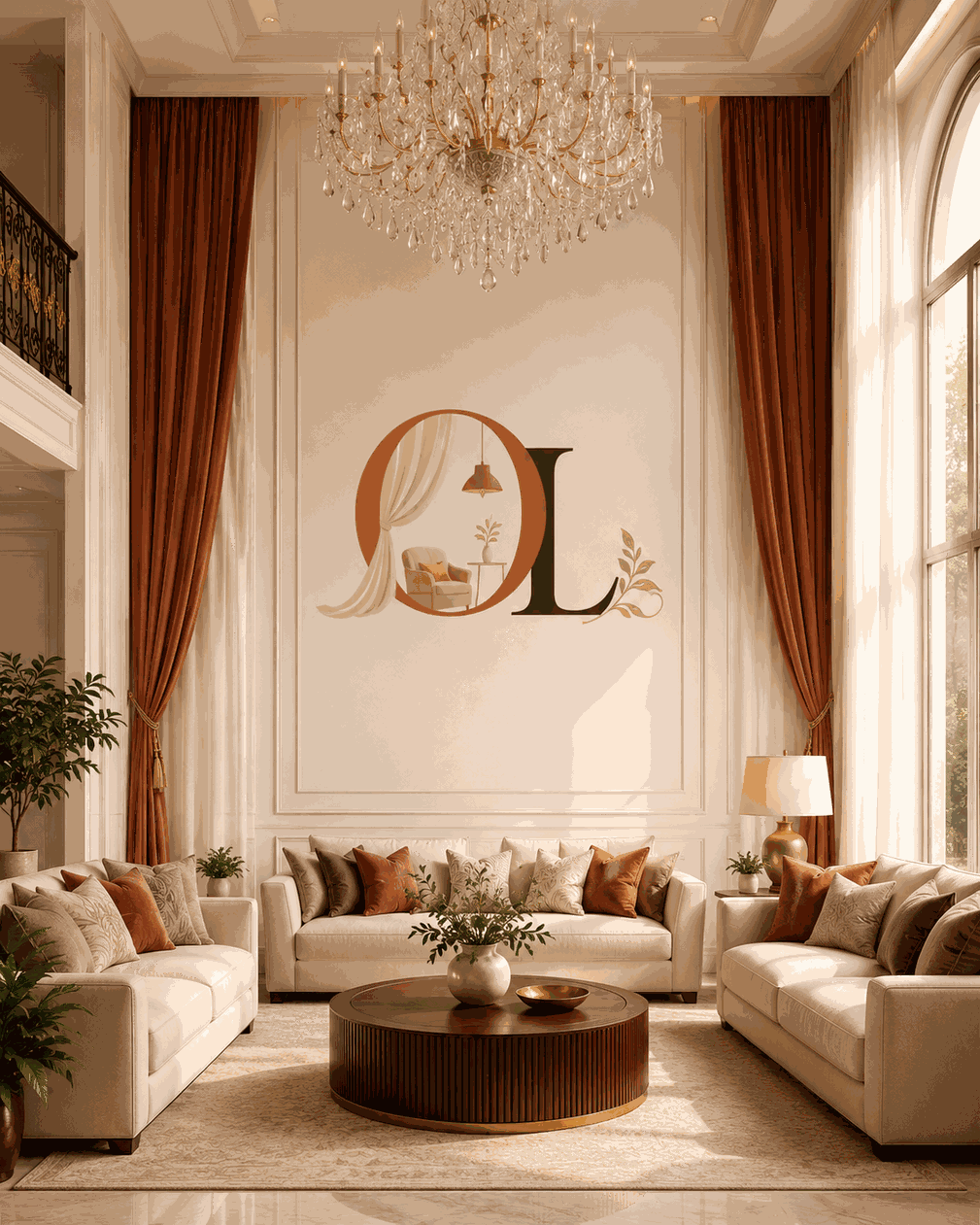 Living room soft furnishings by Onome Luxury Interiors
